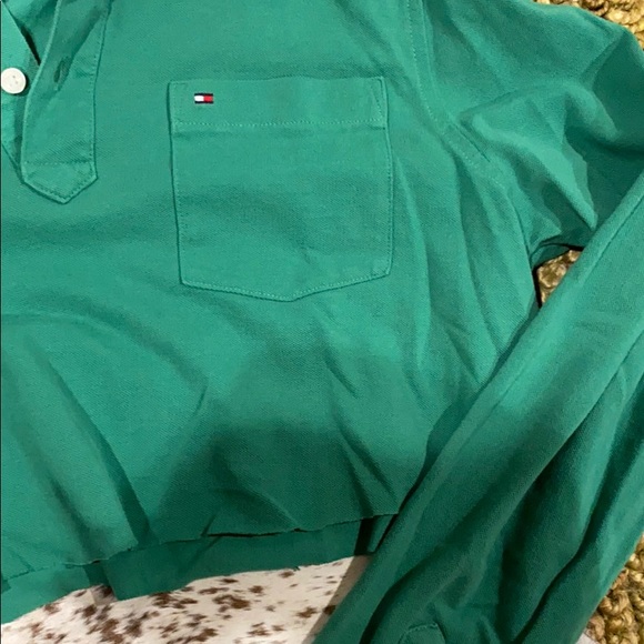 Tommy Hilfiger cropped green polo - Picture 4 of 4